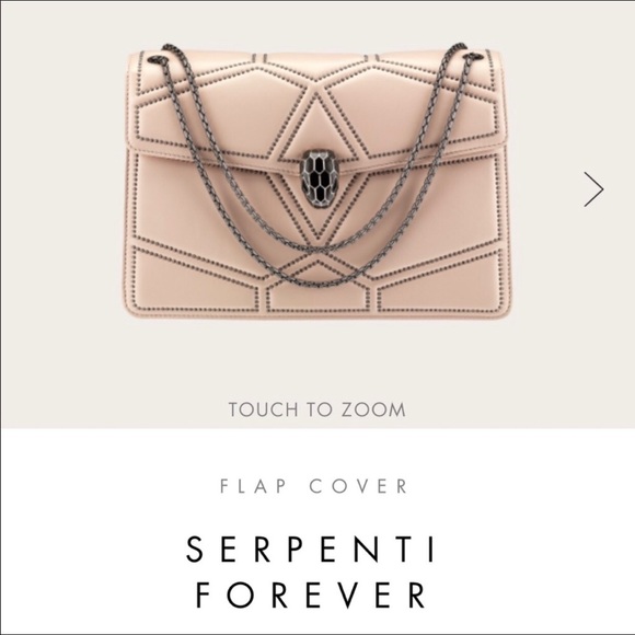 Sold Bulgari Serpenti Forever Quilted Studded Bag - Picture 8 of 8